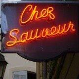 Enseigne néon Chez Sauveur